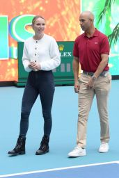 Caroline Wozniacki - Inducted Into the Orange Bowl Hall of Fame at the 2023 Miami Open 03/30/2023