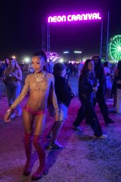 Coi Leray - Neon Carnival Party at Coachella 2023 Music Festival in Indio 04/15/2023
