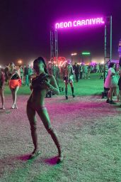 Coi Leray - Neon Carnival Party at Coachella 2023 Music Festival in Indio 04/15/2023