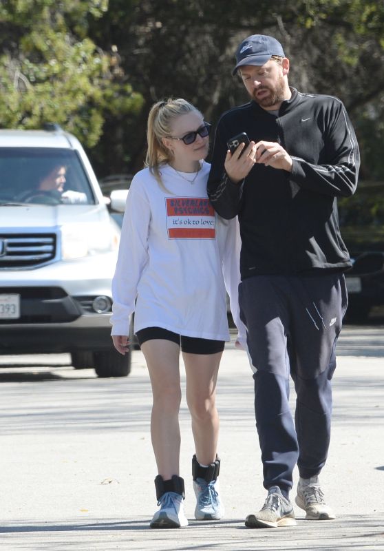 Dakota Fanning and David Bernard in Los Angeles 04/02/2023