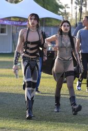 DeathByRomy - Arrives at Coachella Music Festival in Indio 04/16/2023