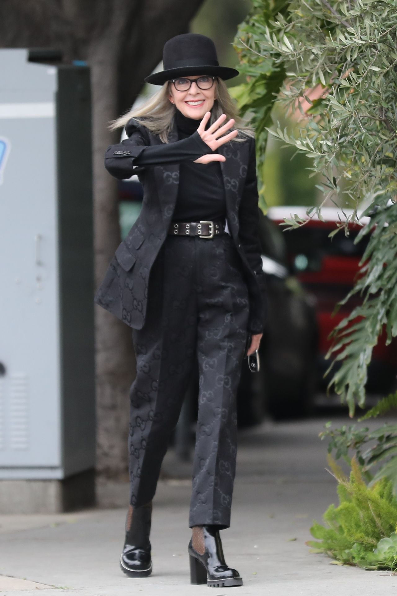 Diane Keaton at Louis Vuitton Store in Beverly Hills 07/28/2022 • CelebMafia