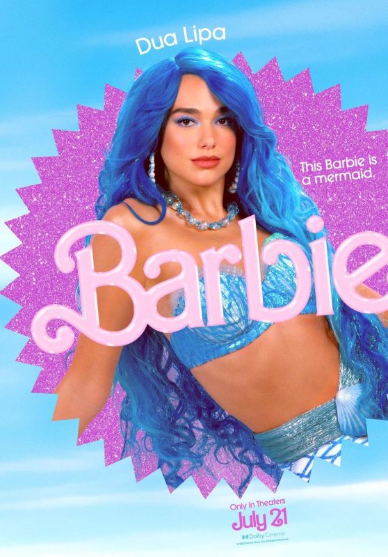 Dua Lipa – “Barbie” Poster 2023