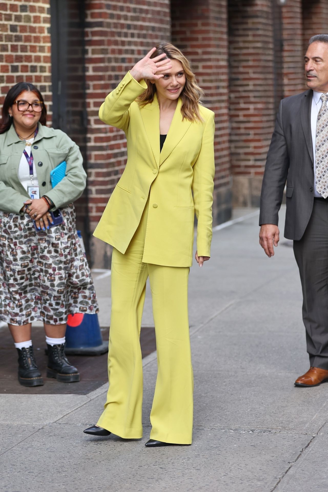 Elizabeth Olsen - Arrives at The Late Show With Stephen Colbert in New ...
