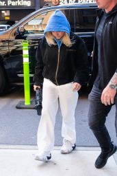 Florence Pugh in Comfy Outfit in Tribeca 04/26/2023