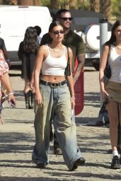 Hailey Rhode Bieber - Arrives at the Revolve Party at Coachella Music Festival in Indio 04/15/2023