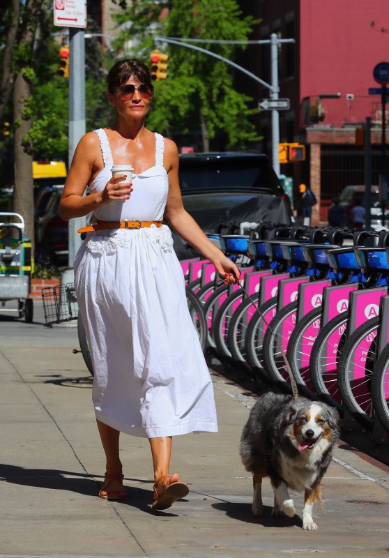 Helena Christensen - Out in the West Village 04/21/2023