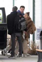 Jennifer Lopez and Ben Affleck at The Hamptons Airport 04/07/2023