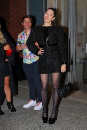 Jessica Biel in a Mini Black Dress in New York 04/22/2023