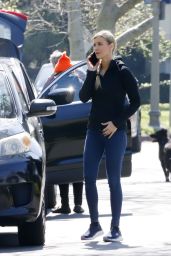 Joanna Krupa - Shooting a Commercial for Purina Dog Food in Los Angeles 03/31/2023