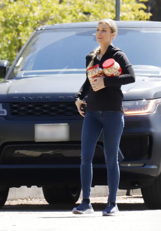Joanna Krupa - Shooting a Commercial for Purina Dog Food in Los Angeles 03/31/2023