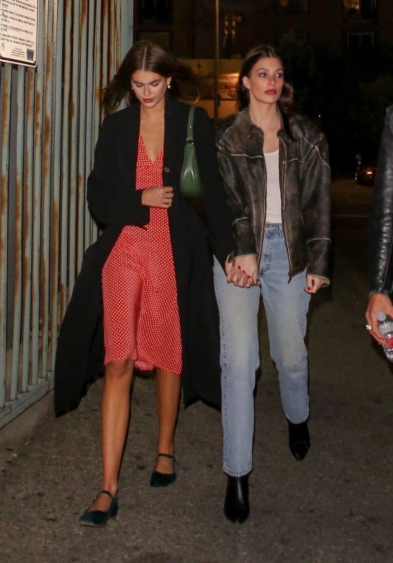 Kaia Gerber and Camila Morrone - Charlotte Lawrence Concert at Hotel Cafe Live Music Bar in LA 04/05/2023