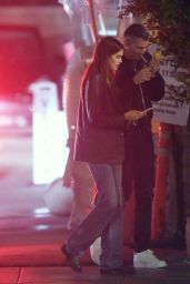 Kaia Gerber - Arrives at Matsuhisu Restaurant for Dinner in Los Angeles 04/12/2023