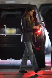 Kaia Gerber - Arrives at Matsuhisu Restaurant for Dinner in Los Angeles 04/12/2023