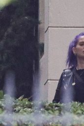 Kelly Osbourne and Sid Wilson - Arriving at Her Father Ozzy