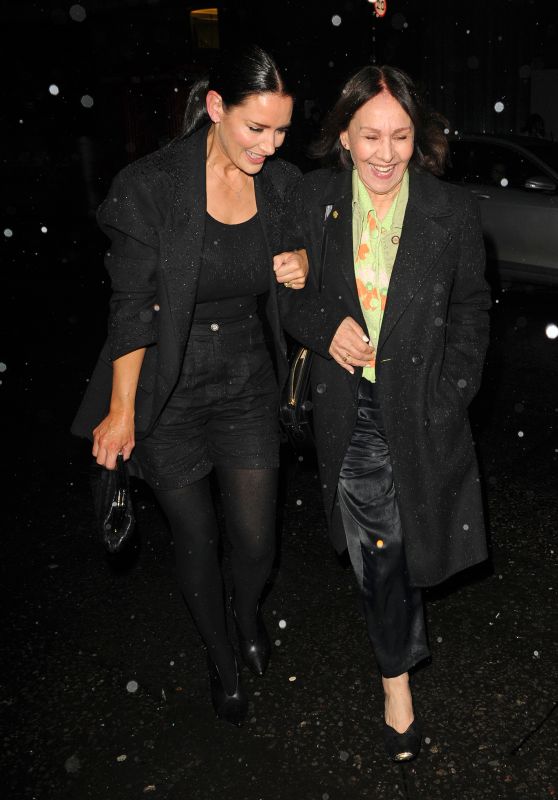 Kirsty Gallacher and Arlene Phillips at The Duke of York Theatre in London 03/29/2023