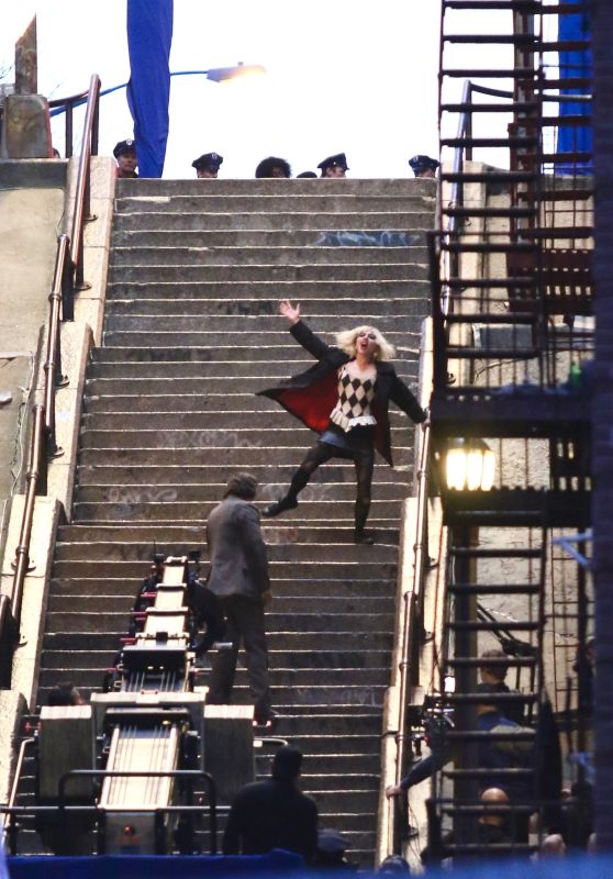 Lady Gaga as Harley Quinn - “Joker: Folie à Deux” Filming in New York 04/04/2023