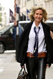 Lady Victoria Hervey at The Wolseley and Shopping in Mayfair in London 04/13/2023