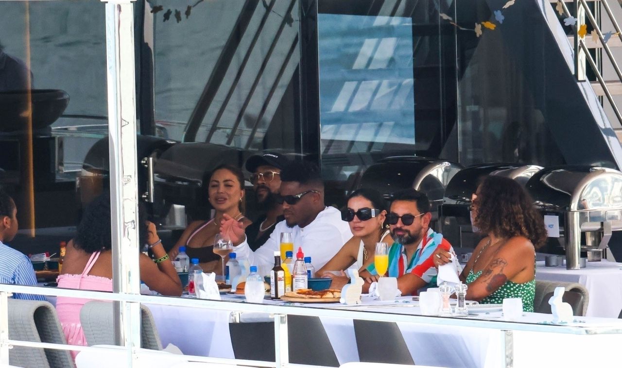 Larsa Pippen And Marcus Jordan - Miami bay 04/10/2023 • CelebMafia