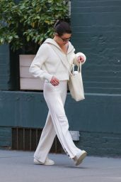 Lea Michele in Comfy Outfit in New York 04/21/2023