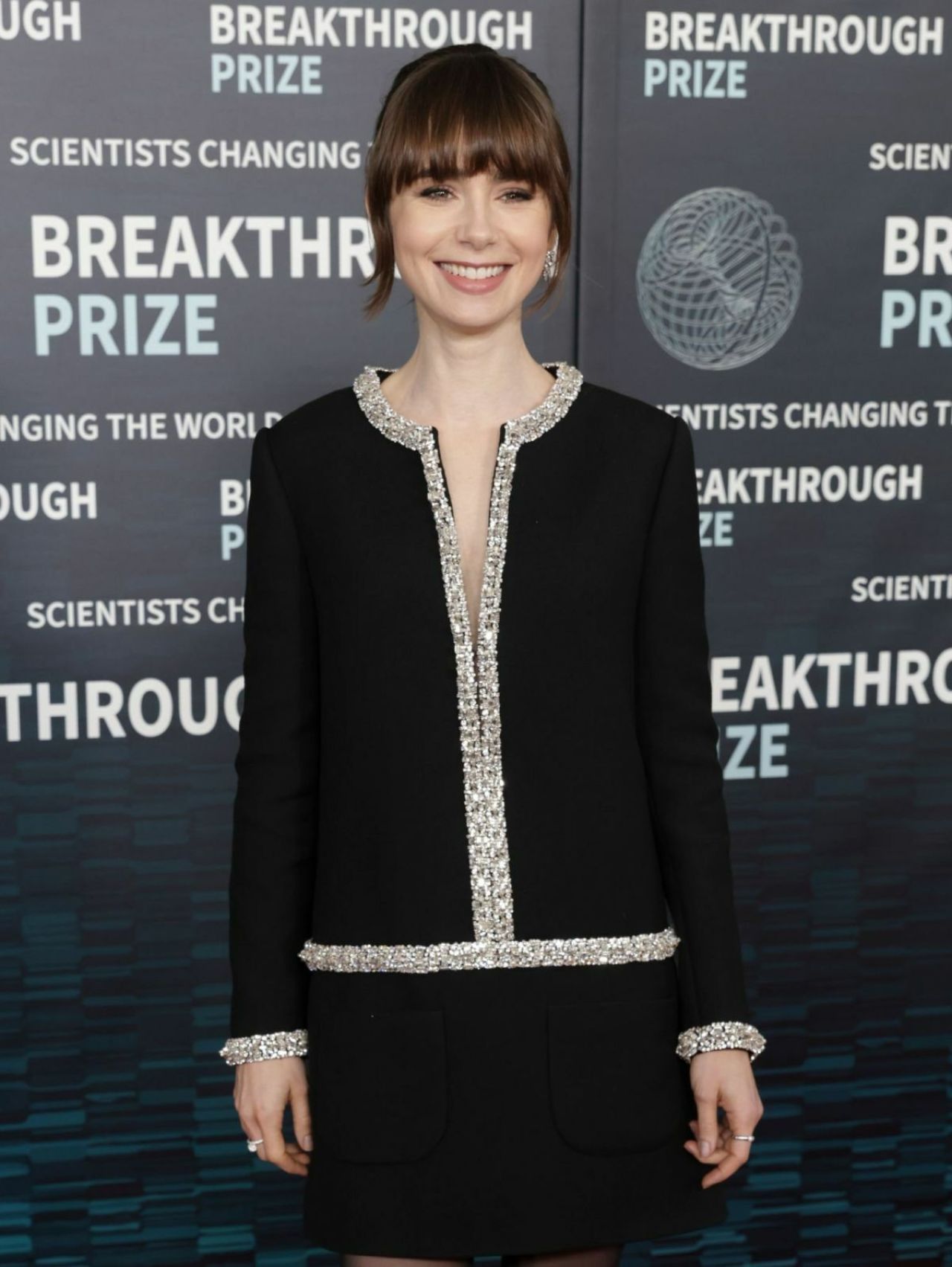 Lily Collins – Breakthrough Prize Ceremony in Los Angeles 04/15/2023 ...