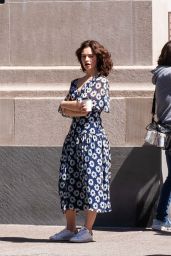 Lily James - "Relay" Set in New York 04/12/2023