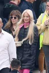 Margot Robbie - "Barbie" Set in Los Angeles 04/17/2023