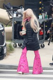 Margot Robbie - "Barbie" Set in Los Angeles 04/17/2023