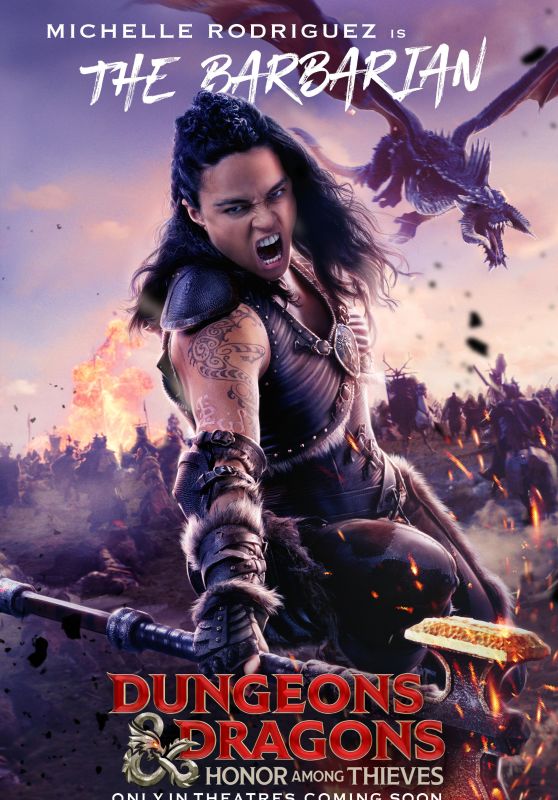 Michelle Rodriguez - "Dungeons & Dragons: Honor Among Thieves" Posters 2023