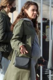 Mila Kunis on the Set of Her New Film "Goodrich" in LA 04/18/2023