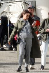 Mila Kunis on the Set of Her New Film "Goodrich" in LA 04/18/2023
