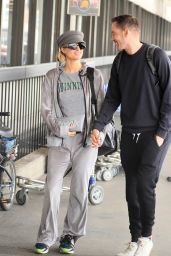 Paris Hilton and Carter Reum - LAX in Los Angeles 04/26/2023
