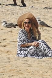 Rachel Zoe - Out at the Beach in Tulum 04/07/2023