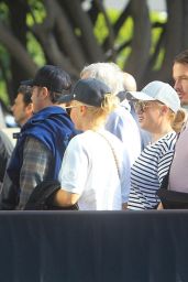 Rebel Wilson and Ramona Agruma - Arriving at the LA Kings Hockey Game