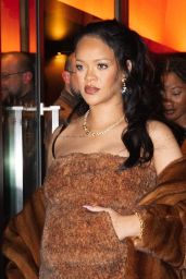 Rihanna at Cesar Restaurant in Paris 04/17/2023