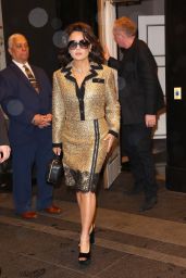 Salma Hayek - Leaves the Carlyle Hotel in NY 04/29/2023