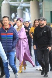Sia - Arriving to Lakers Playoff Game in Los Angeles 04/24/2023