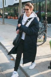 Teri Hatcher - Leaving Her Hotel in Paris 04/16/2023