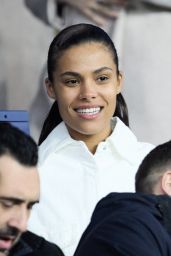 Tina Kunakey - Paris Saint-Germain (PSG) and Olympique Lyonnais at the Parc des Princes in Paris 04/02/2023