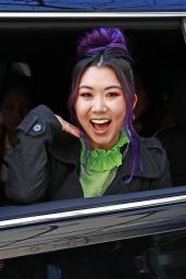 Tricia Fukuhara - Exits The Today Show in New York 04/03/2023