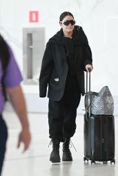 Vanessa Hudgens - Arriving at LaGuardia Airport in NYC 04/12/2023