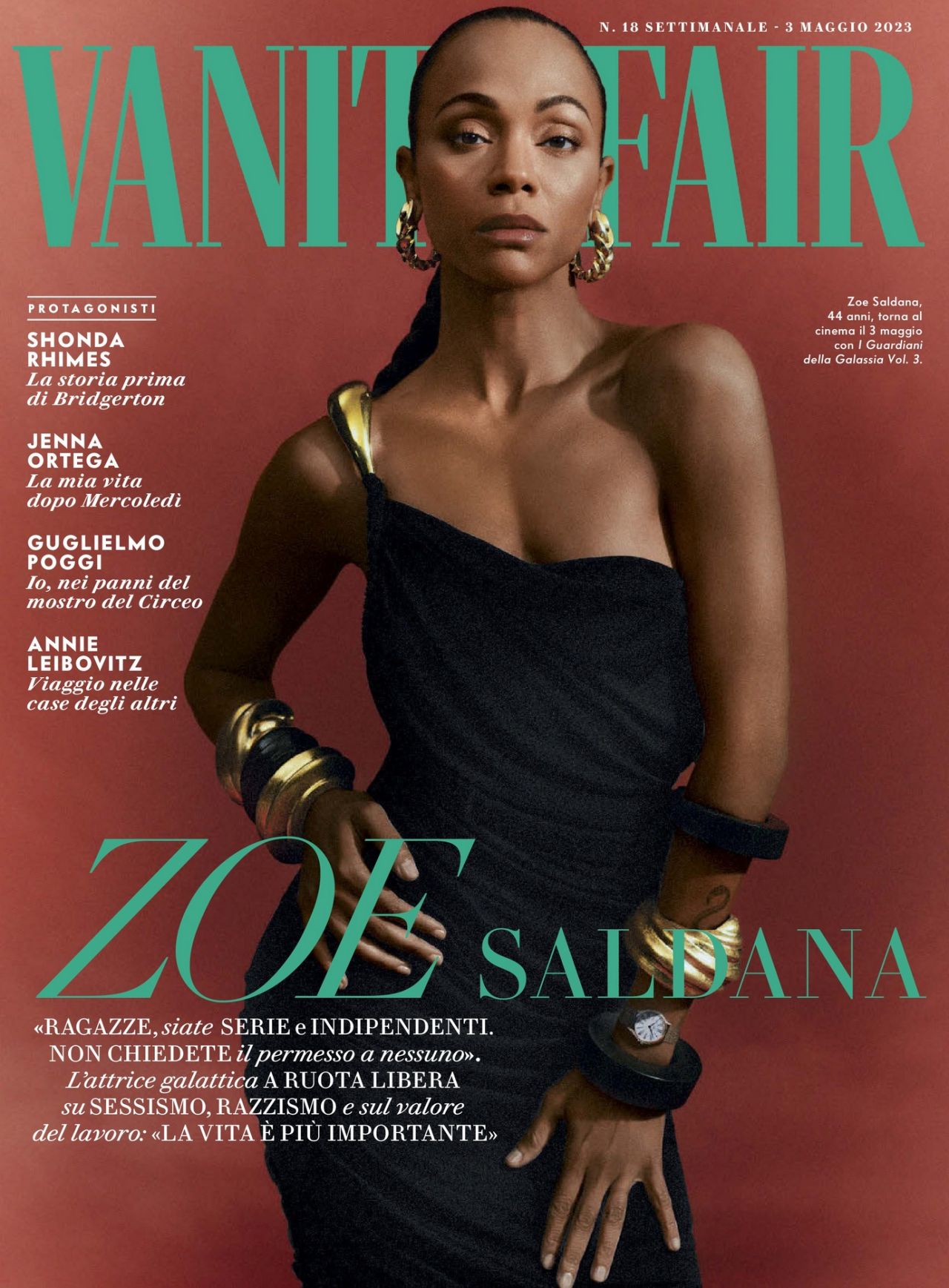Zoe Saldana – Vanity Fair Magazine Italy 05/03/2023 Issue • CelebMafia