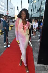 AJ Odudu at the Eurovision Final in Liverpool 05/13/2023
