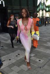 AJ Odudu at the Eurovision Final in Liverpool 05/13/2023