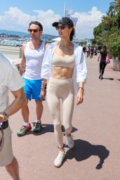 Alessandra Ambrosio at the Martinez Hotel in Cannes 05/23/2023