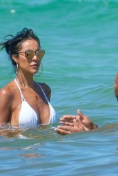 Aline Bernardes in a Bikini at the Beach in Miami 05/21/2023