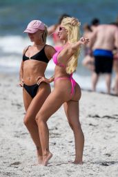 Alisha Lehmann and Karoline Lima - Holiday in Miami 05/30/2023