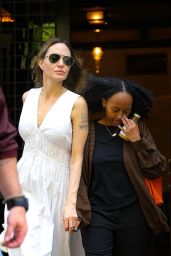 Angelina Jolie - Exiting the Greenwich Hotel in NYC 05/18/2023