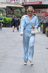 Ashley Roberts Wearing a Trouser Suit in London 05/02/2023