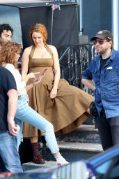Blake Lively - "It Ends With Us" Filming Set in New York 05/15/2023